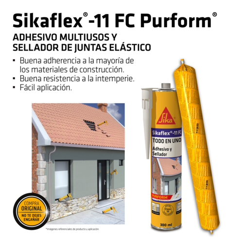 Sikaflex 11 FC Purform - Gris 300 ml