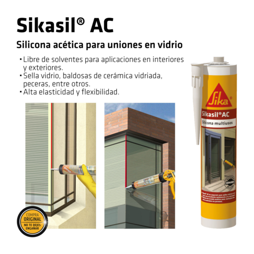 Sikasil AC - Transparente 280 ml