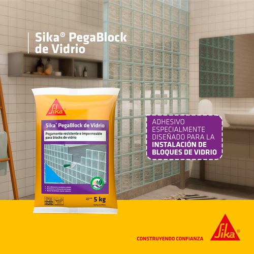 Sika PegaBlock de Vidrio 5 kg