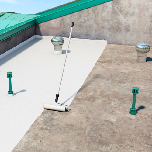 SikaFill Techo 5 Fibra - Color Blanco 20 L