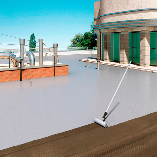 SikaFill Techo 5 Fibra - Color Gris 4 L